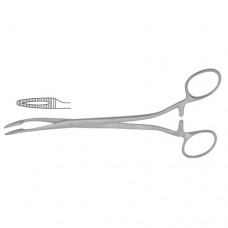 Duplay Sponge Holding Forcep Curved Stainless Steel, 21 cm - 8 1/4"